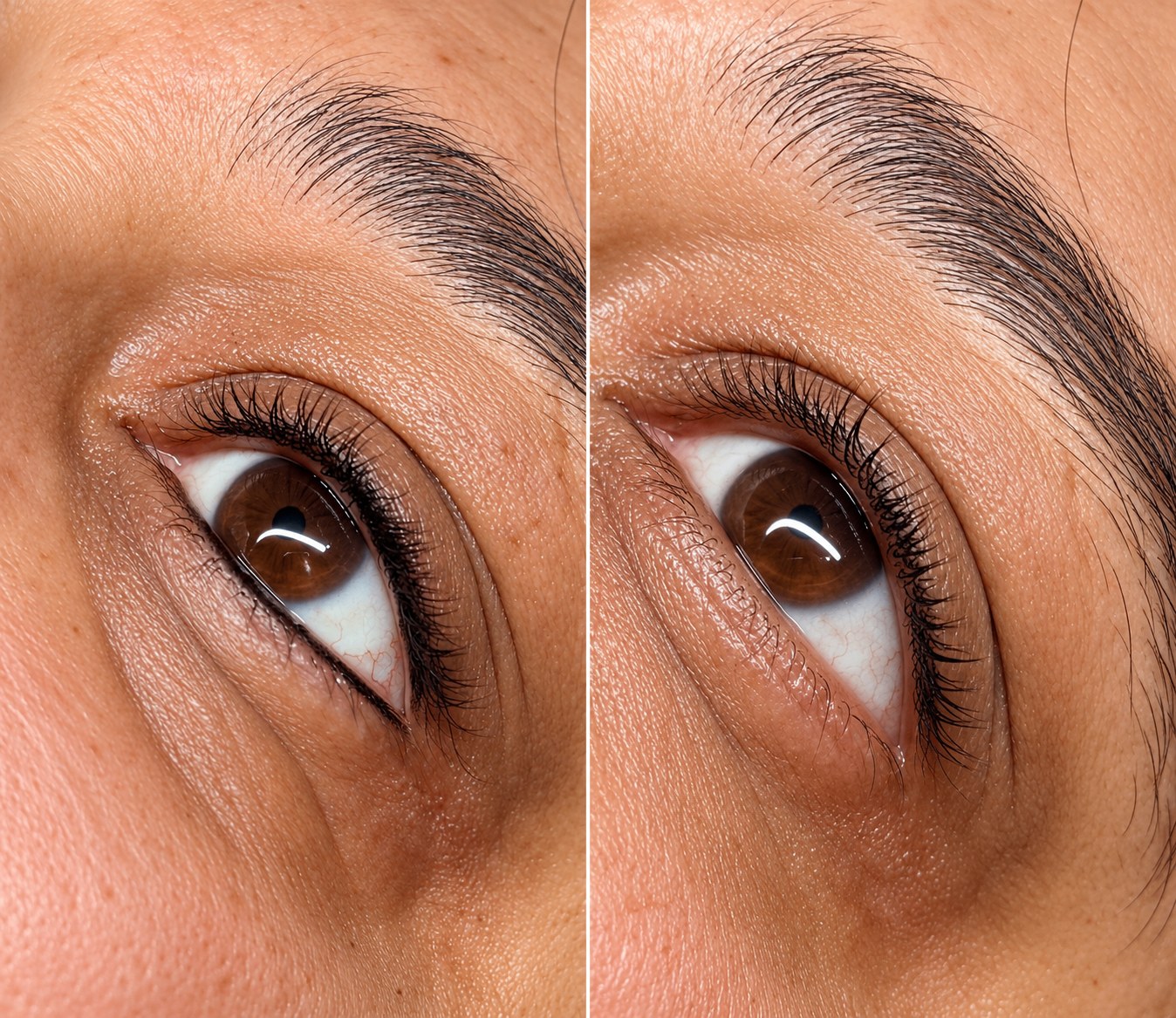 Beauty Emporium permanent eyeliner before-and-after comparison