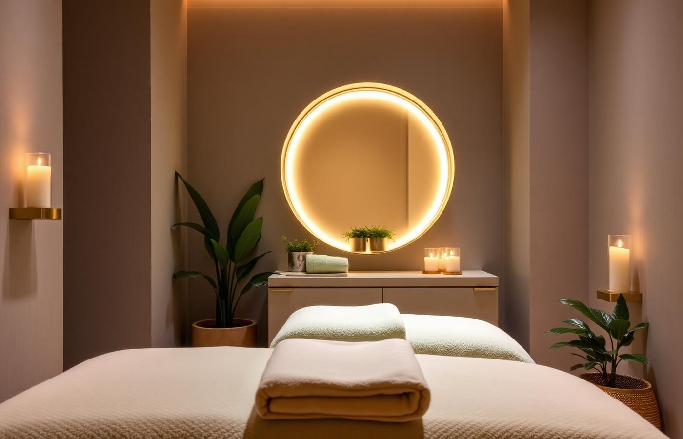 Serene treatment room at Beauty Emporium